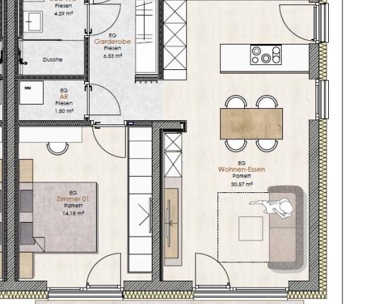 Zweitwohnsitzfähige Erdgeschoßwohnung mit Terrasse (TOP 1), AUT